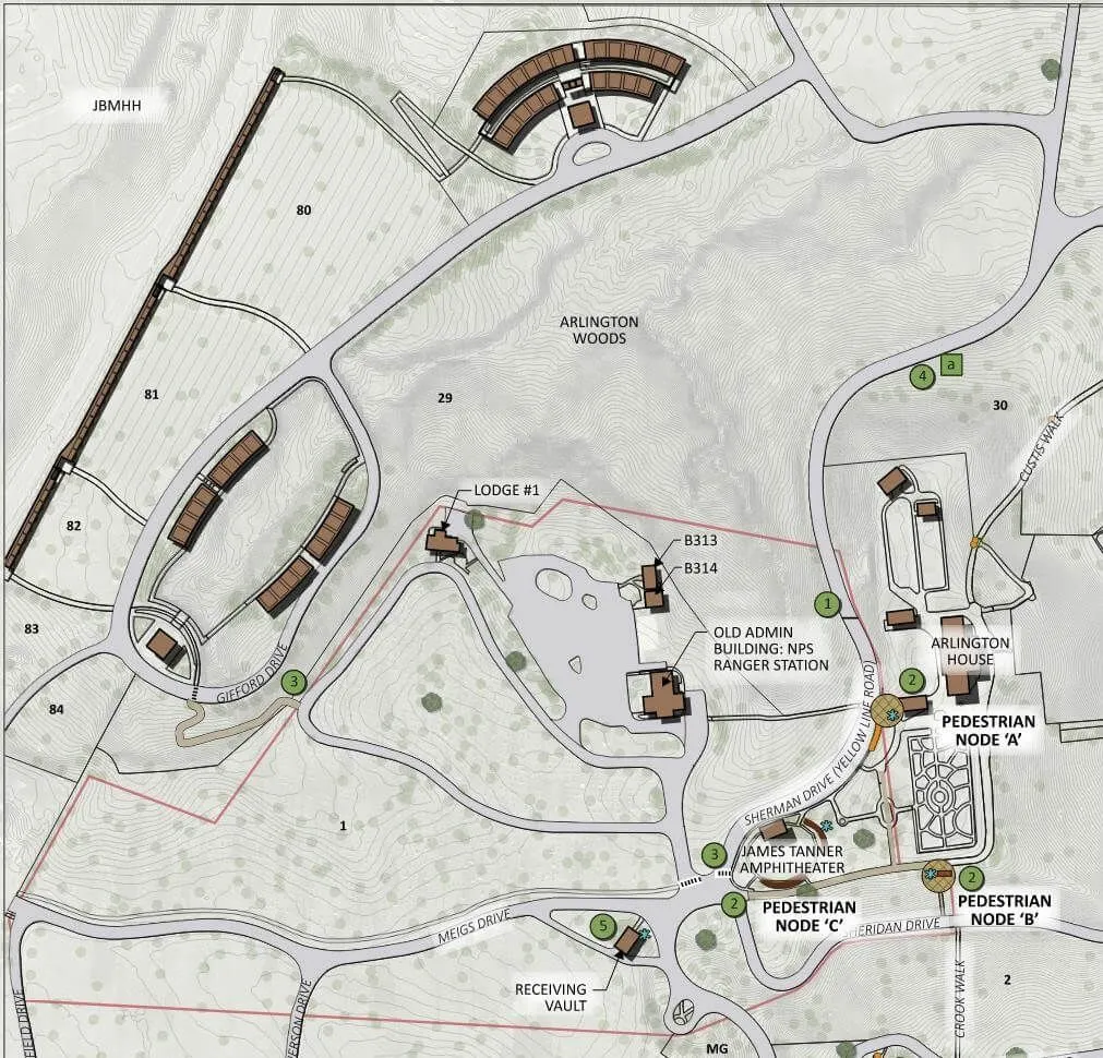 Illustrative real property master plan of Arlington National Cemetery