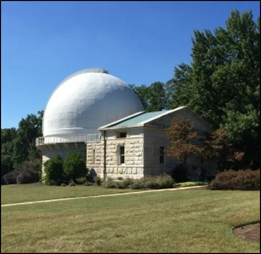 Telescope dome and building at the U.S. Naval Observatory in Washington, DC